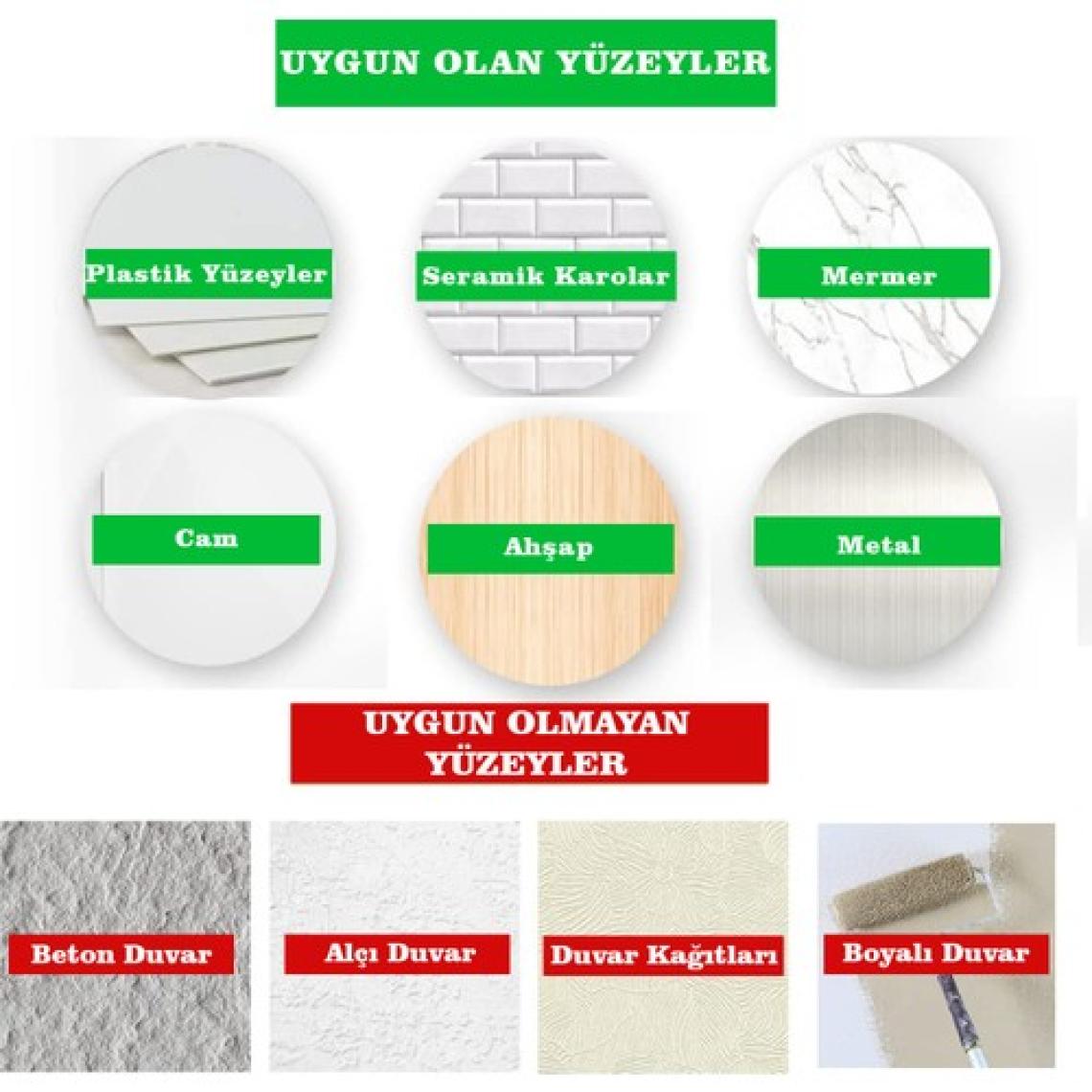 Ardini Kendinden Yapışkanlı Askılık Çelik Pakette 5 Adet