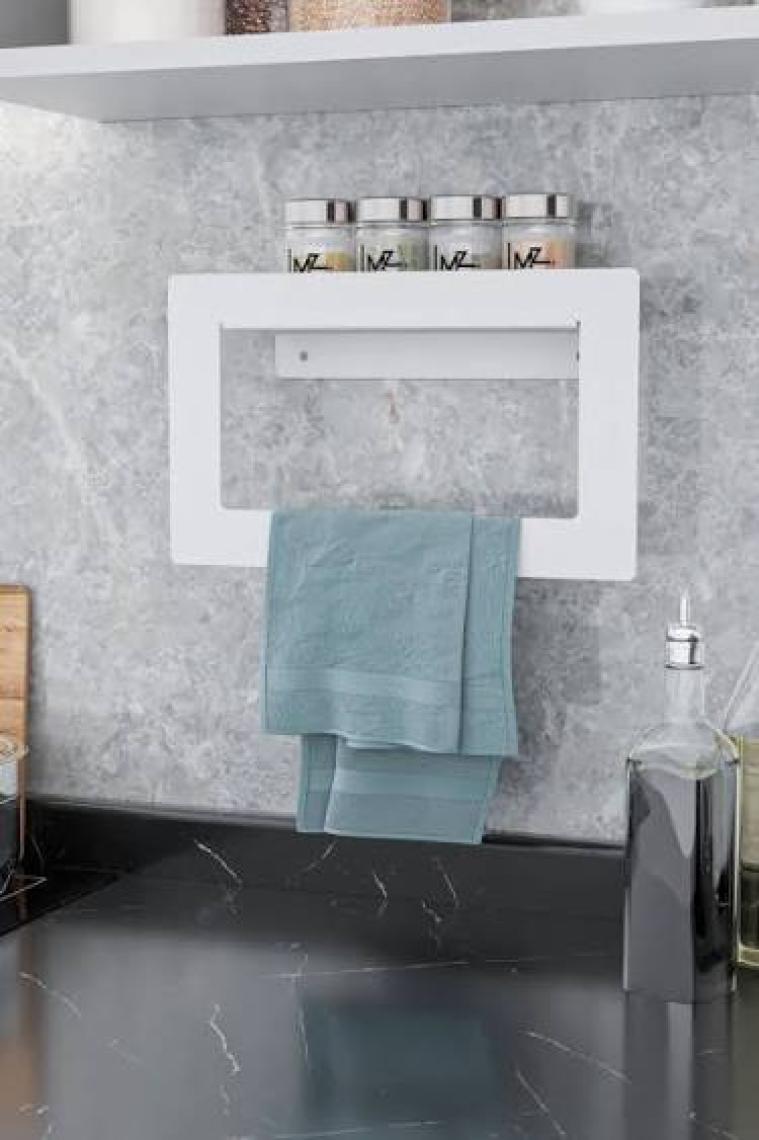 Lamizon Banyo Havlusu El Yüz Havlusu Banyo Havlu Askısı Raf 27CM