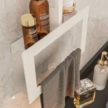 Lamizon Banyo Havlusu El Yüz Havlusu Banyo Havlu Askısı Raf 27CM