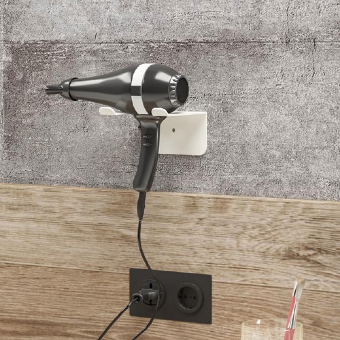 Lamizon Saç Kurutma Makinesi Tutacağı Fön Makinesi Askısı Banyo Askılık