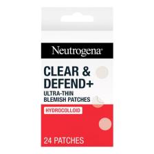 Neutrogena Clear & Defend Ultra Thin Blemish Patches 24'lü Hidrokolloid Bant