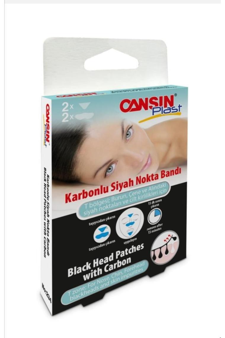 Karbonlu Siyah Nokta Ve Gözenek Için Temizleyici Burun Bandı 4 Lü