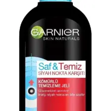 Garnier Yüz Temizleme Jeli Saf & Temiz Siyah Nokta Karşıtı Kömürlü 200ml