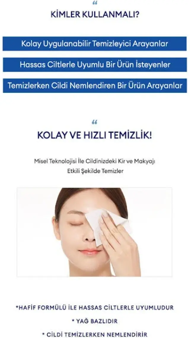 MISSHA Hyalüronik Asitli, Yağ Bazlı Makyaj Temizleme Mendili Super Aqua Ultra Hyalron Cleansing Oil Wipes