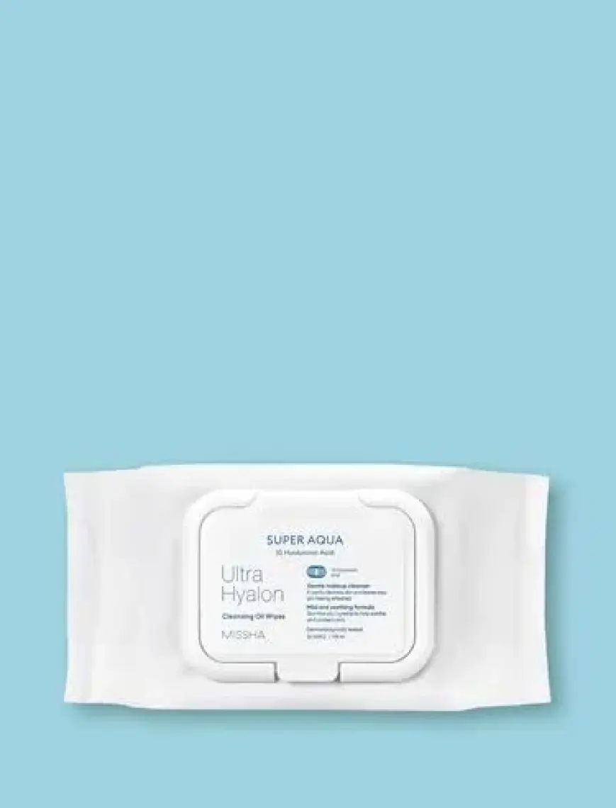 MISSHA Hyalüronik Asitli, Yağ Bazlı Makyaj Temizleme Mendili Super Aqua Ultra Hyalron Cleansing Oil Wipes