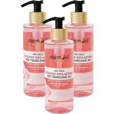 Dermokil Gül Özlü Gözenek Sıkılaştırıcı Yüz Temizleme Jeli 300 ml x 3 Adet