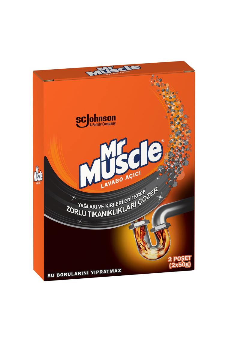 Mr. Muscle 50 gr 2'li Granül Lavabo Açıcı