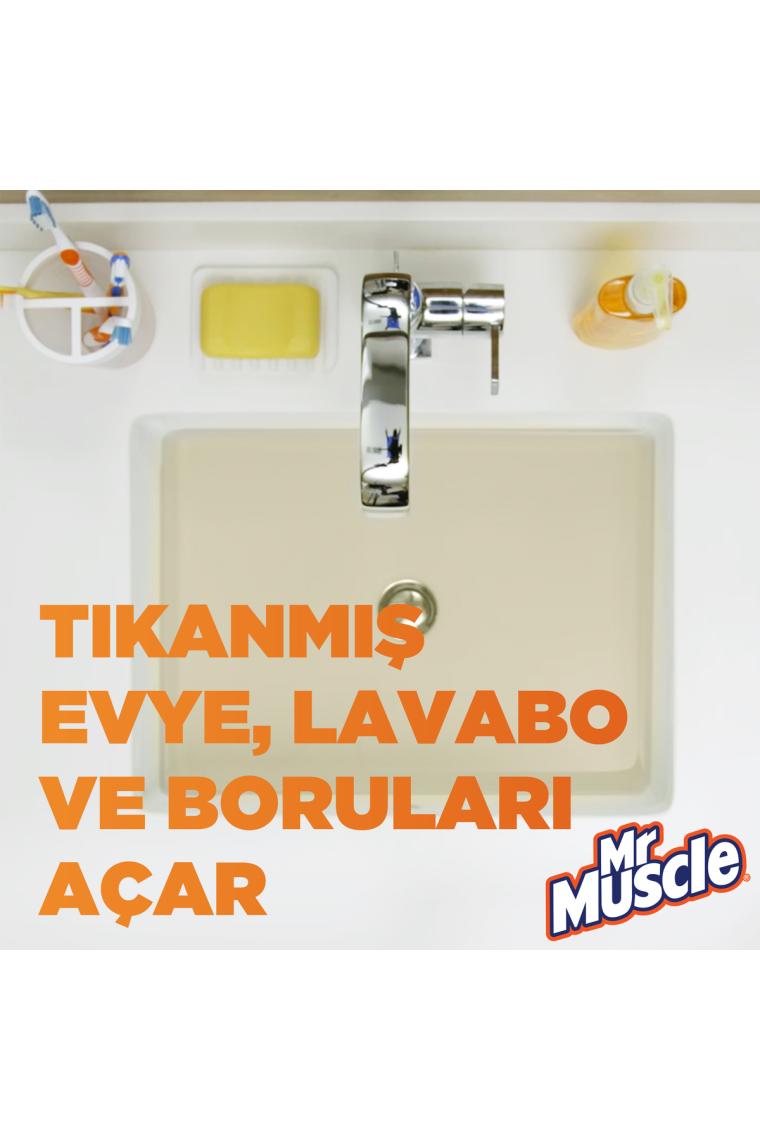 Mr. Muscle 50 gr 2'li Granül Lavabo Açıcı