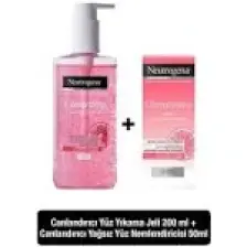Neutrogena Canlandırıcı Pembe Greyfurt Özlü Yüz Temizleme Jeli 200 ml + Yağsız Nemlendirici 50 ml Neutra