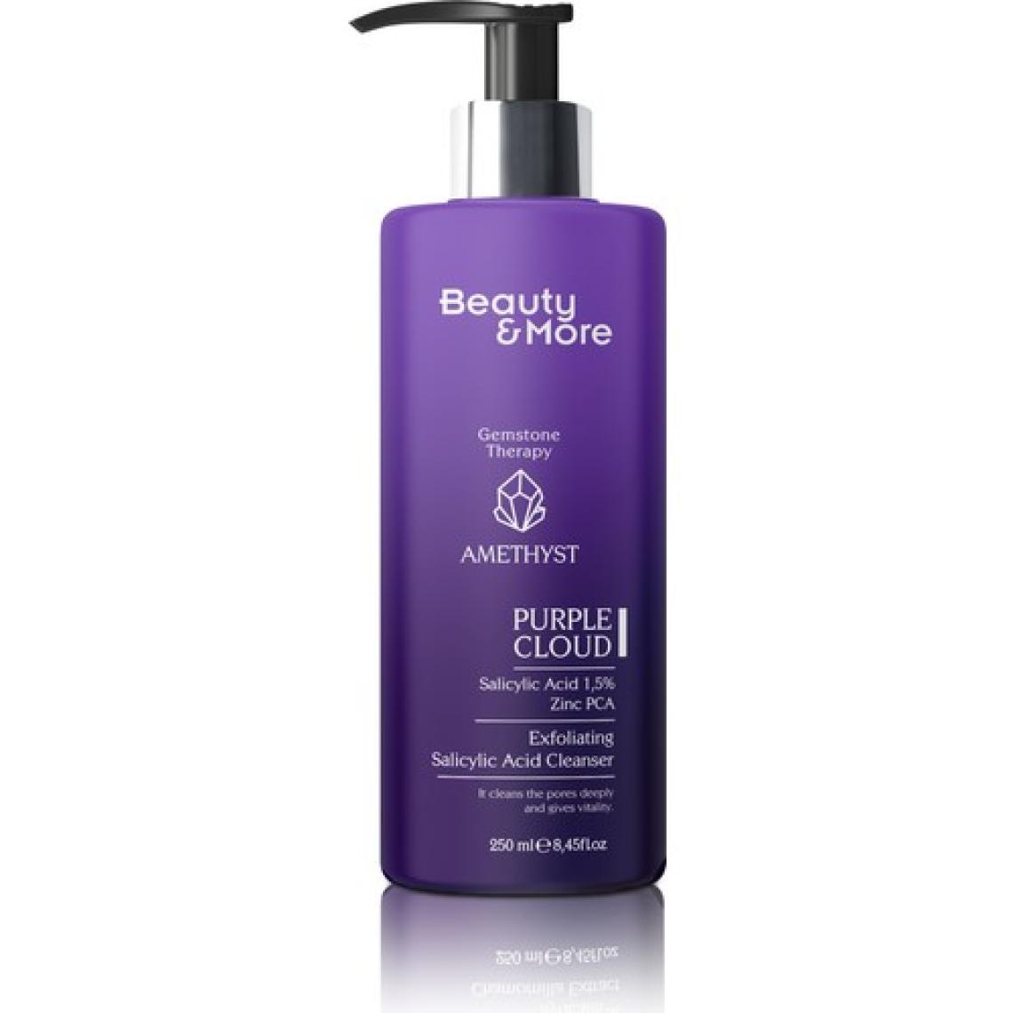Beauty&More Ametist  Purple Cloud Yağlı ve Akneli Ciltler Için Yüz Yıkama Jeli 250 ml  
Salicylic Acid 1,5% + Zinc PCA+ Ametist  Powder