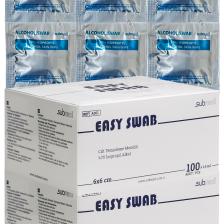 Submed Easy Alkollü Mendil %70 Ipa, Cilt Temizleme Mendili 200 Adet