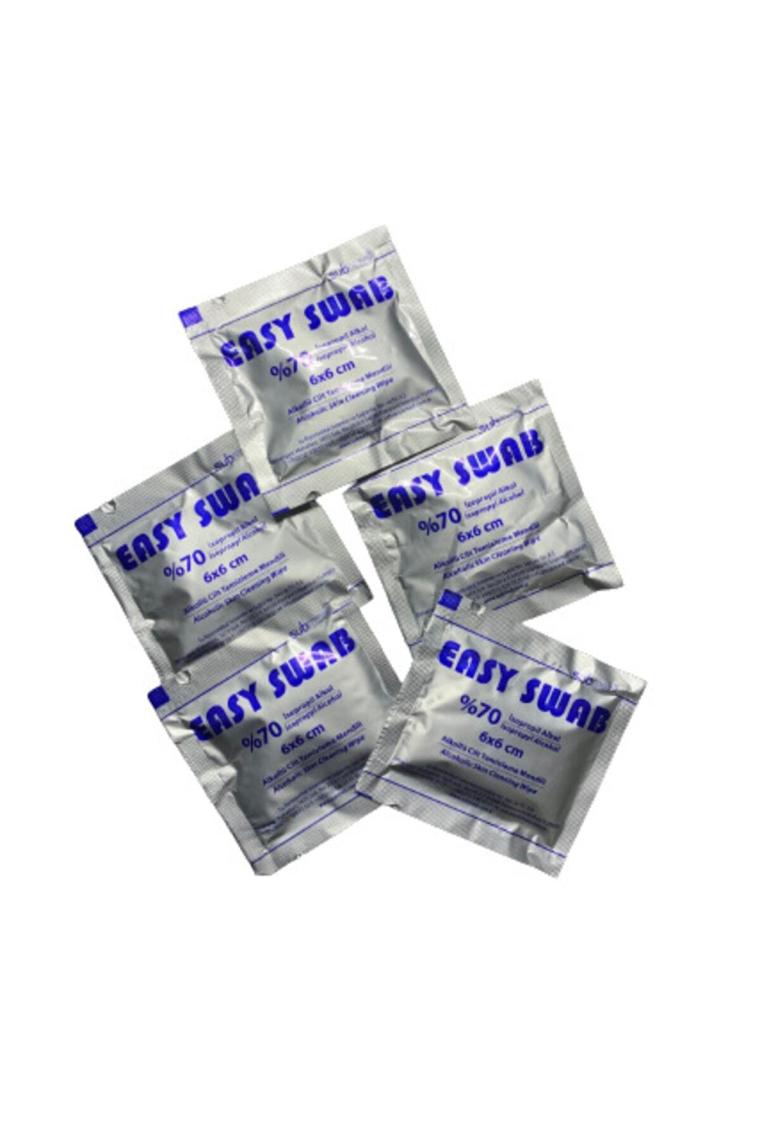 Submed Easy Alkollü Mendil %70 Ipa, Cilt Temizleme Mendili 200 Adet