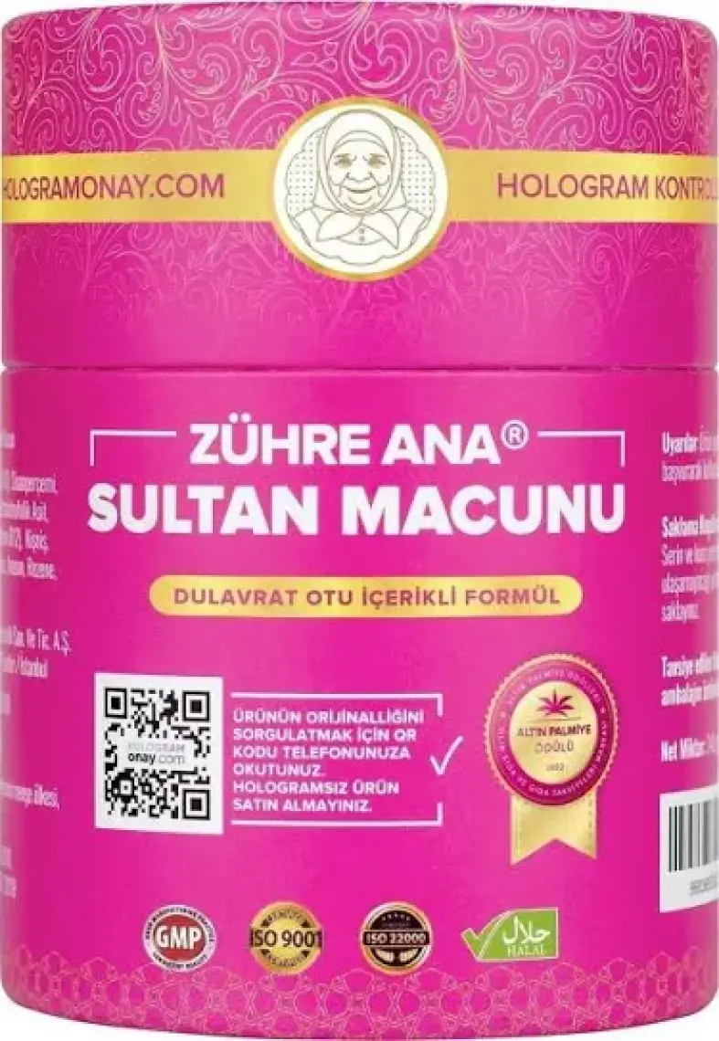 Zühre Ana Sultan Macunu Dulavrat Otu Hayıt ve Civanperçemi Içeren Macun 240 gr