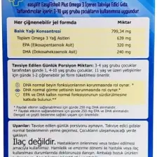 Easyfishoil Plus Tutti Frutti Aromalı 30 Çiğnenebilir Jel Tablet