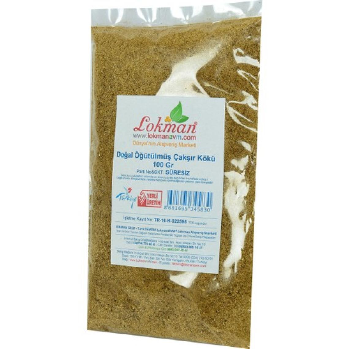 LokmanAVM Doğal Öğütülmüş Çakşır Kökü 100 gr Paket