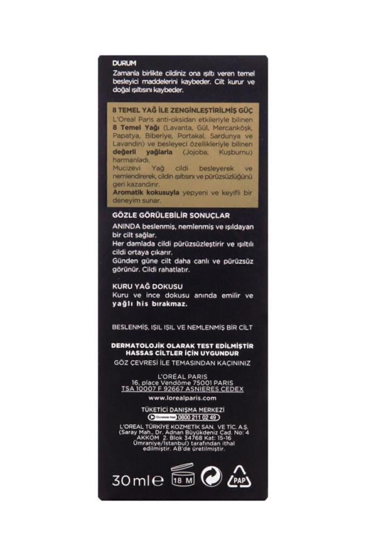 L'oréal Paris Mucizevi Yağ Günlük Yüz Bakım Yağı