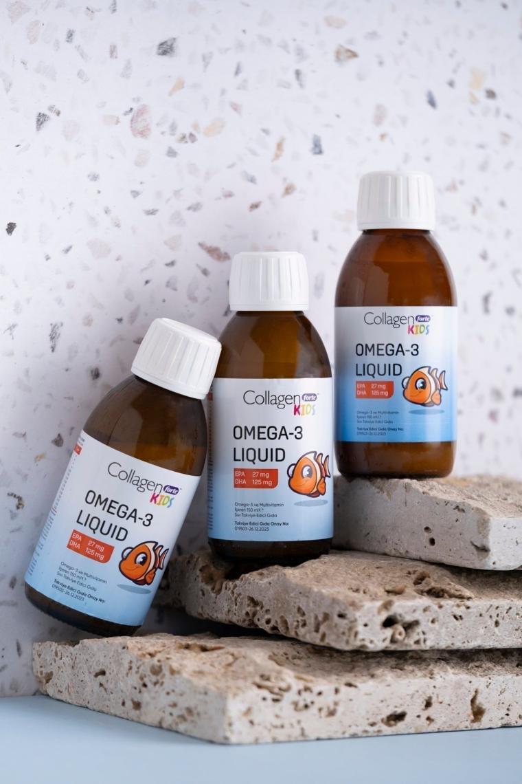 Omega-3 Kids Liquid & Multivitamin 150ml Çocuklar Için Portakal Aromalı Sıvı Balık Yağı