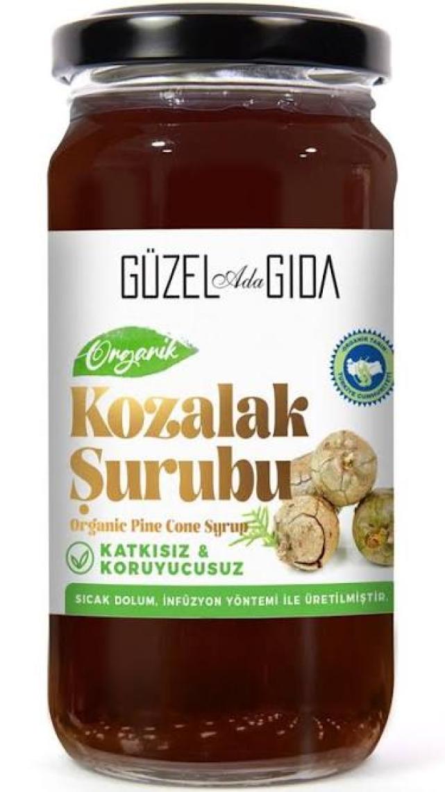 Güzel Ada Gıda Organik Kozalak Şurubu 230 Ml
