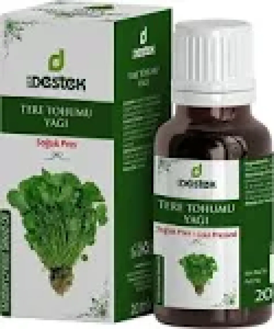 Destek Tere Tohumu Yağı (Soğuk Pres) 20cc