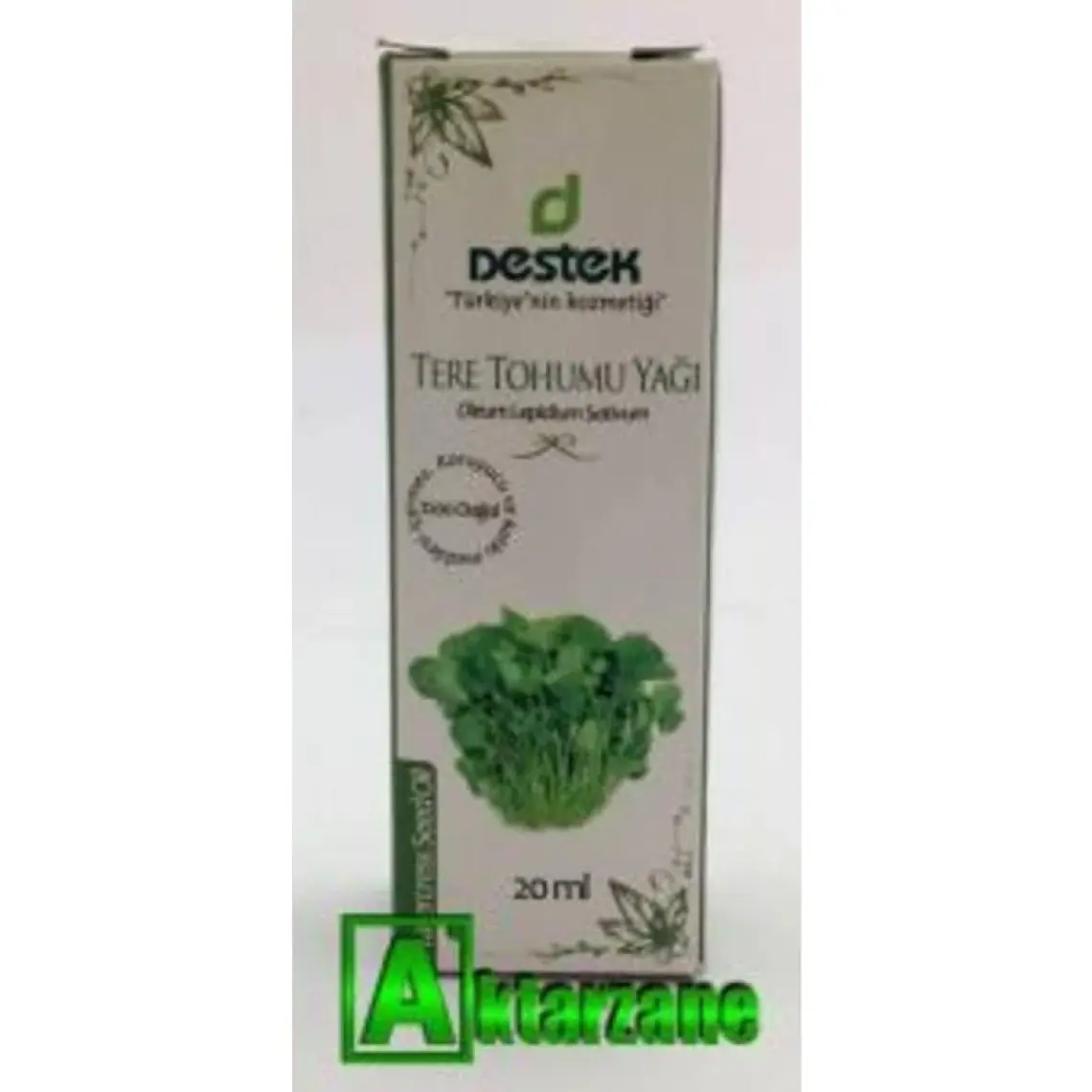 Destek Tere Tohumu Yağı (Soğuk Pres) 20cc