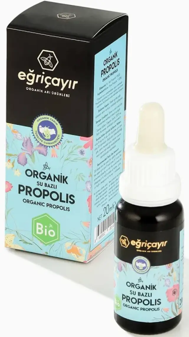 Eğriçayır Organik Su Bazlı Propolis Damla 2 x 20 ml