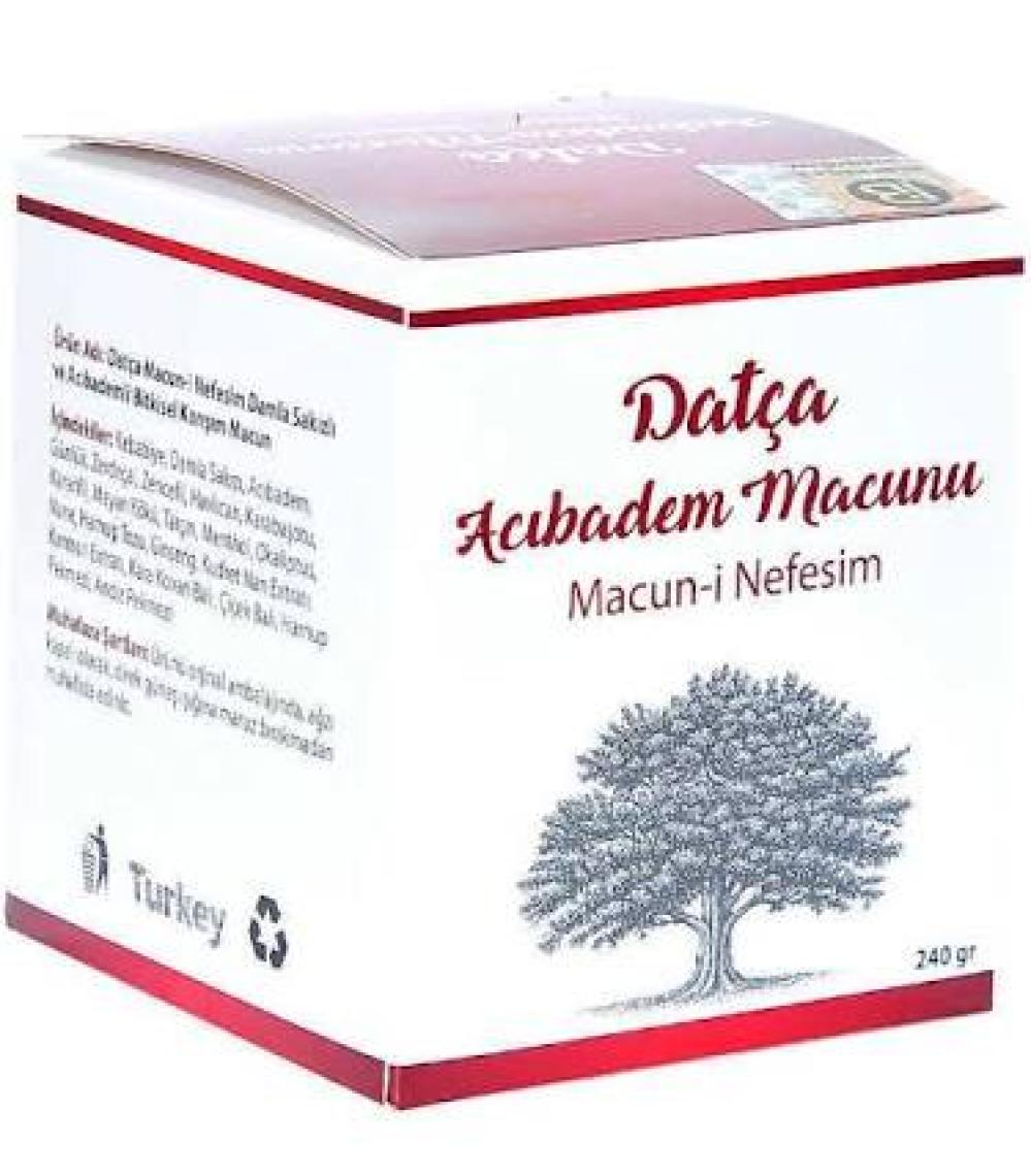 Datça Macun-İ Nefesim Damla Sakızlı Ve Acı Bademli Bitkisel Karışım Macun