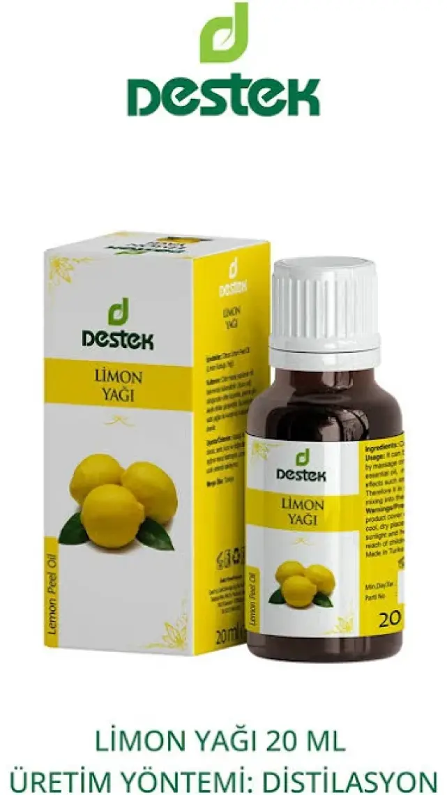 Destek Limon Yağı (Uçucu) 20cc