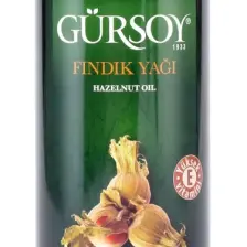 Gürsoy Rafine Fındık Yağı Metal Teneke 1 Lt