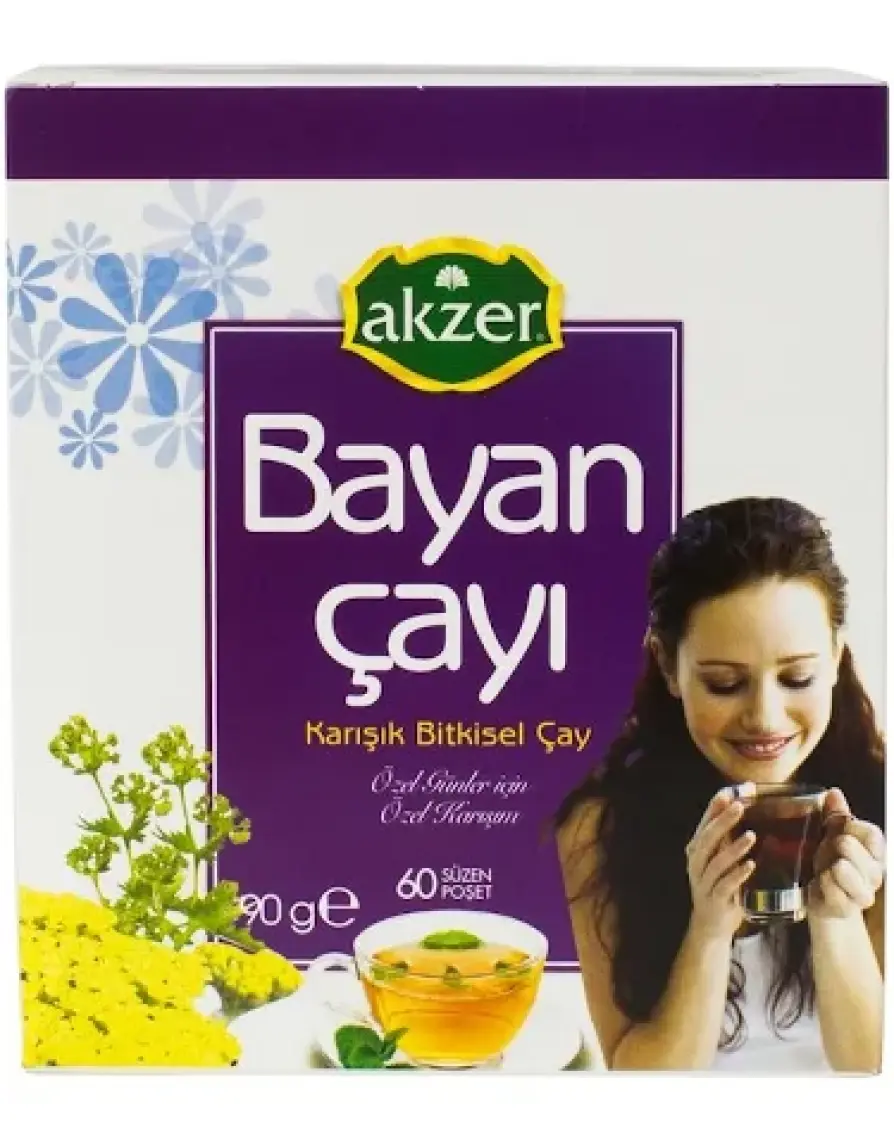Akzer Bayan Çayı 60'Lı Süzen Poşet
