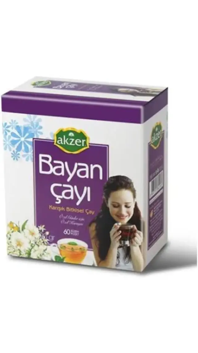 Akzer Bayan Çayı 60'Lı Süzen Poşet