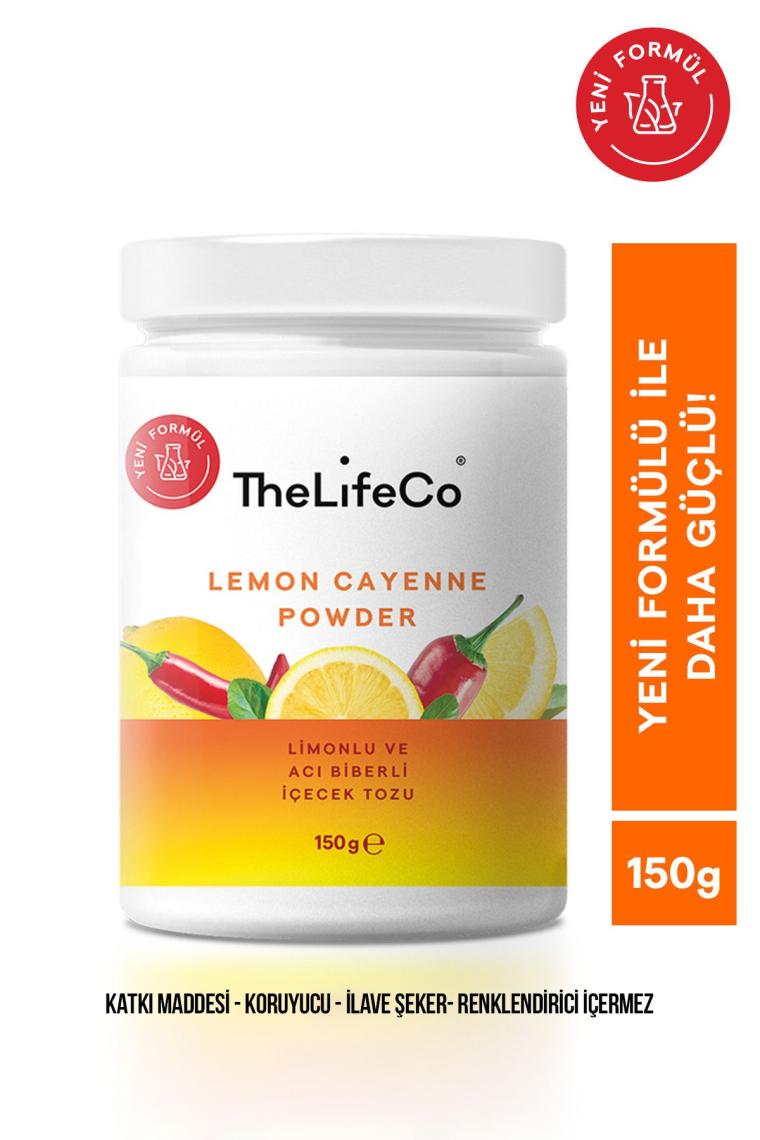 Lemon Cayenne - Limonlu Acı Biberli Içecek Tozu 150 G