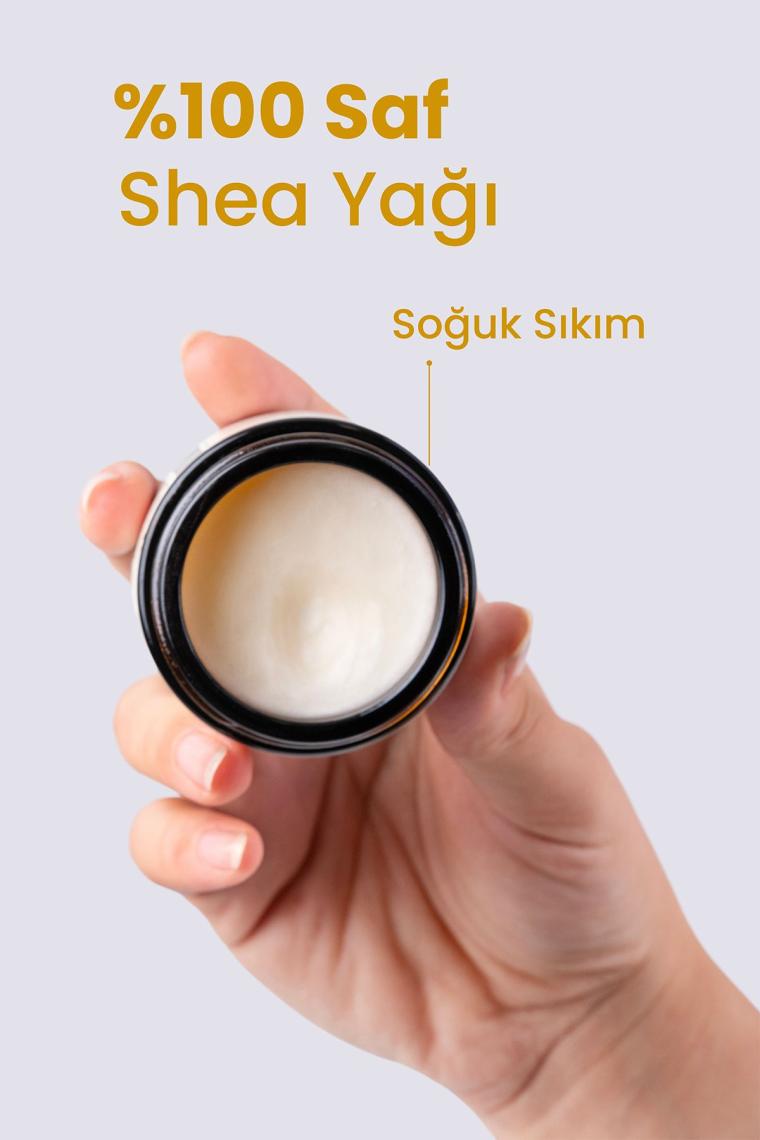 Shea Yağı Soğuk Sıkım %100 Saf 50 ml