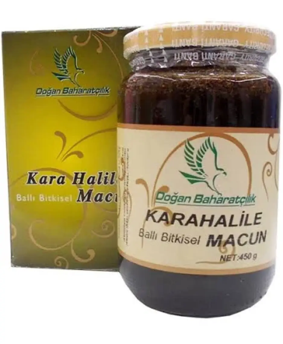 Doğan Baharat Kara Halileli Ballı Bitkisel Macun