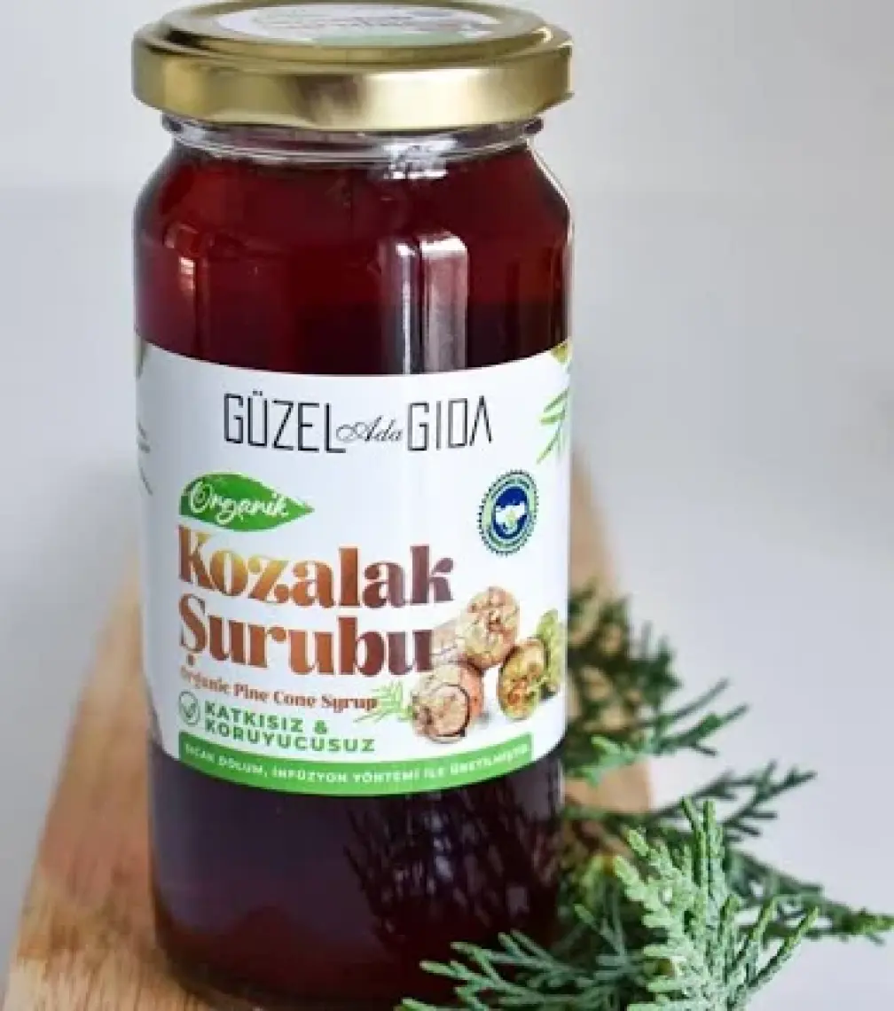 Güzel Ada Gıda Organik Kozalak Şurubu 230 Ml