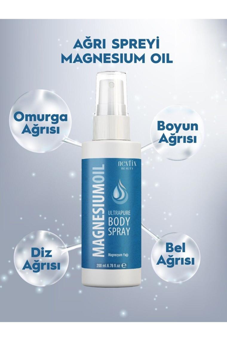 Beauty Magnezyum Yağı 200 ml Magnesium Oil Sprey Form