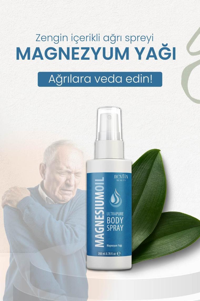 Beauty Magnezyum Yağı 200 ml Magnesium Oil Sprey Form