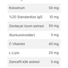 V- Colostrum With L-lysine Vitamin B2 Lozenges 15 Pastil