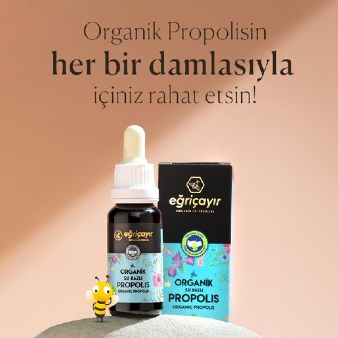 Eğriçayır Organik Propolis 20 ml (Su Bazlı)