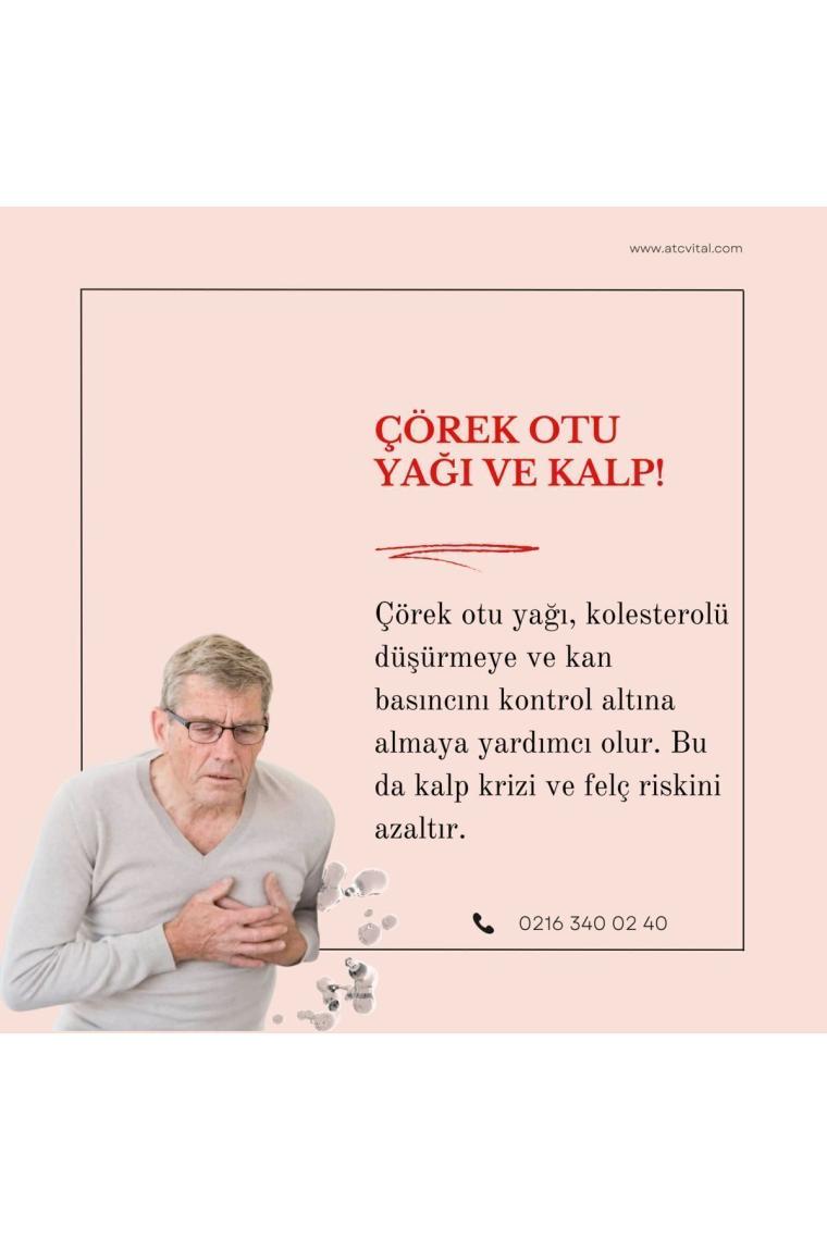 Atc Vital Natürel Çörekotu Yağı 500 ml