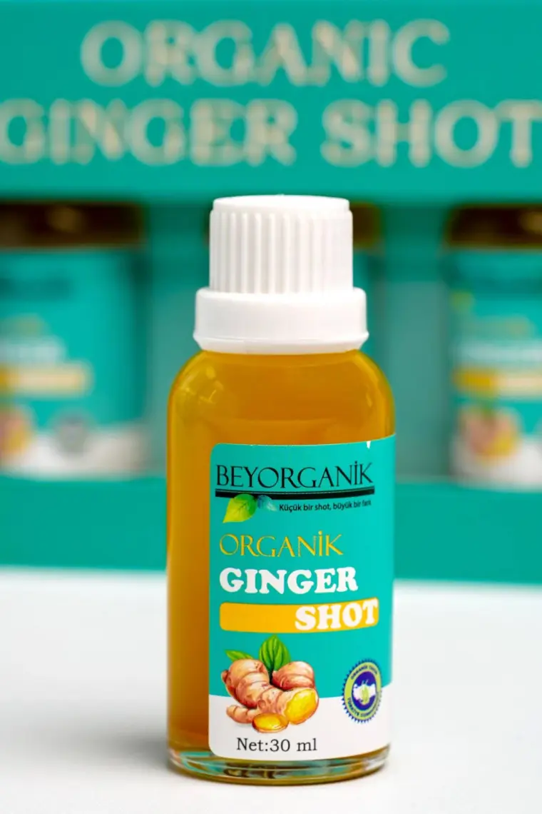 Beyorganik ORGANİK Ginger Shot (7 Adetx30ml) (PESTİSİT ANALİZLİ)