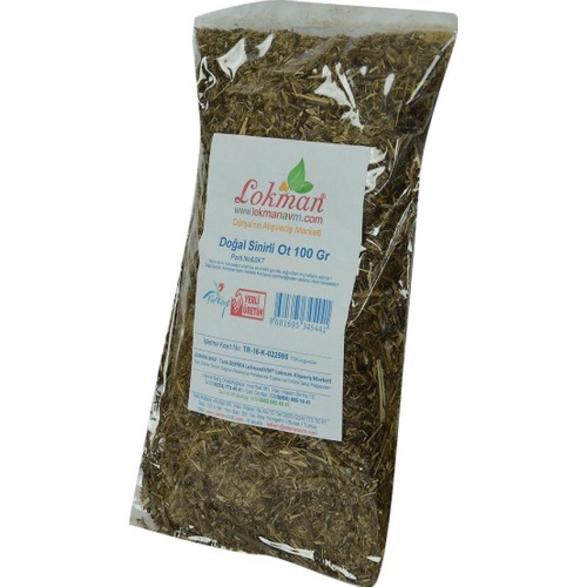 LokmanAVM Doğal Sinirli Yaprak Otu Sinirli Ot 100 gr Paket