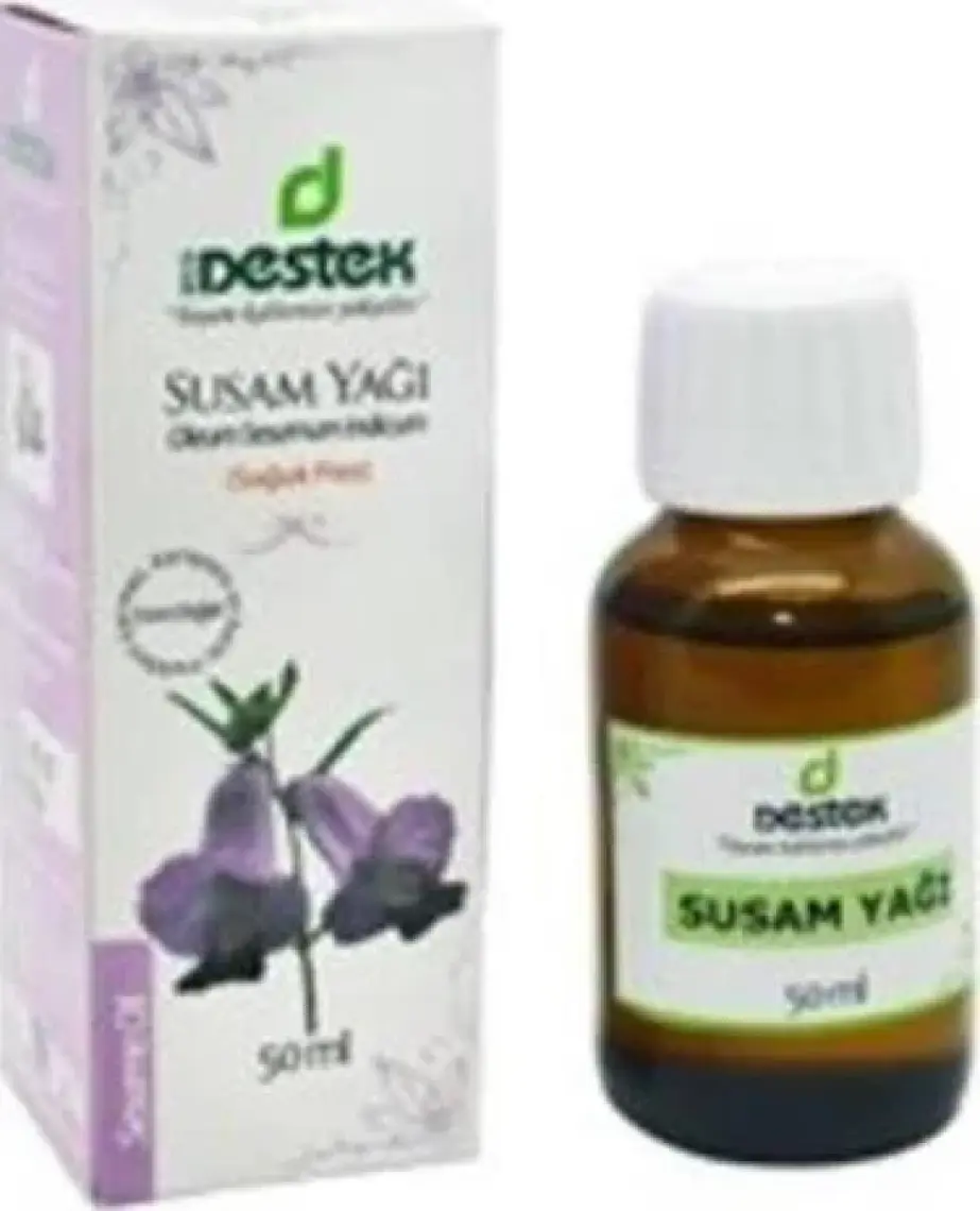Destek Susam Yağı (Soğuk Pres) 50cc