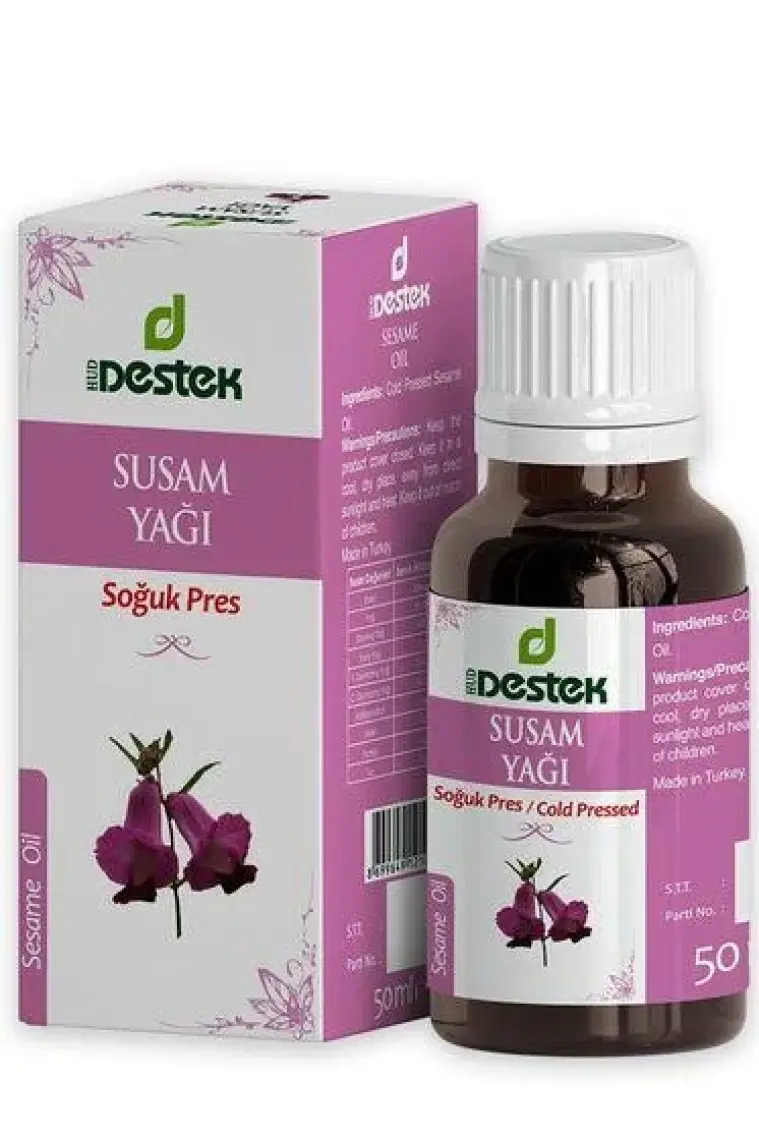 Destek Susam Yağı (Soğuk Pres) 50cc