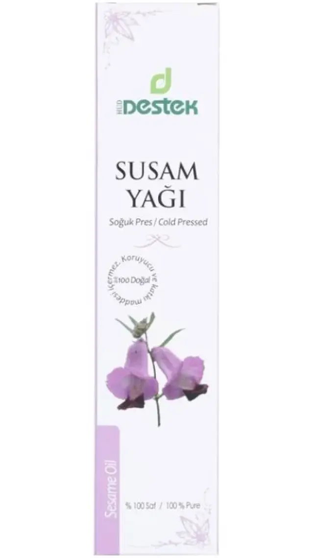 Destek Susam Yağı (Soğuk Pres) 50cc