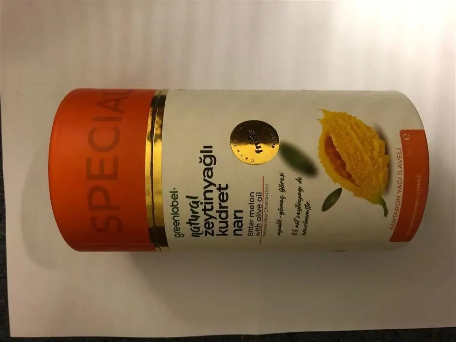 Green Label Kudret Narı Zeytinyağlı Kantaron Yağı İlaveli 250 gr