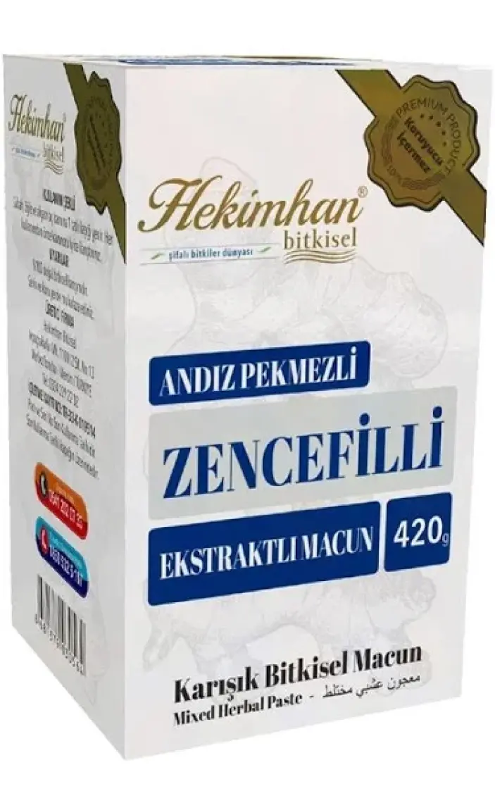 Hekimhan Andız Pekmezli Zencefilli Macun 420 gr