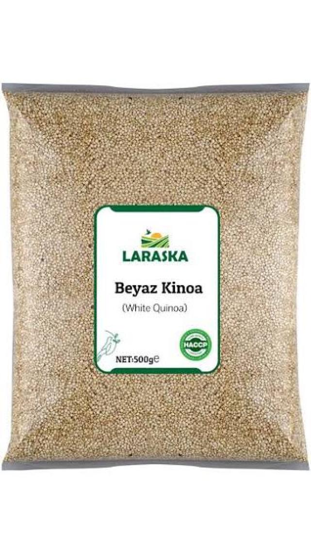 Laraska Chia Tohumu-Çiya Tohumu 500G -Keten Tohumu 500G - Beyaz Kinoa 500G -Set- Chia Seeds- Brown Flaxseed- White Quinoa Set (500GX3)