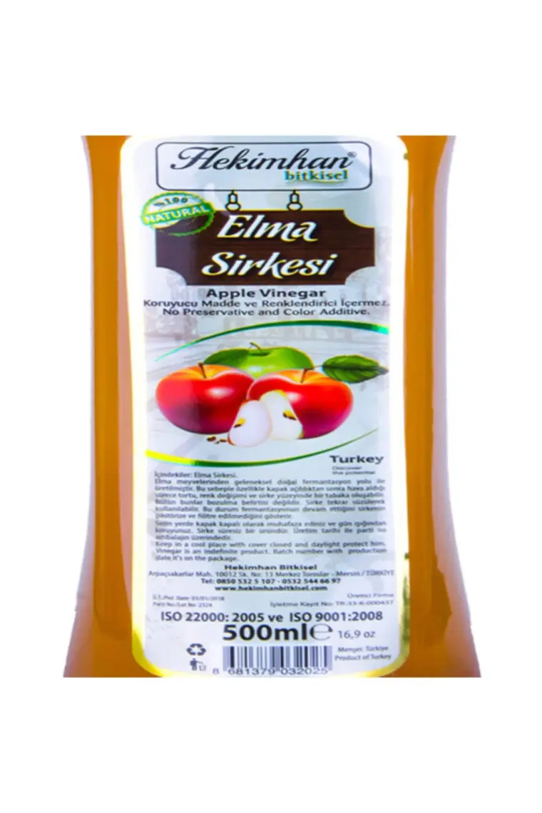 Hekimhan Bitkisel Hekimhan Elma Sirkesi 500 ml