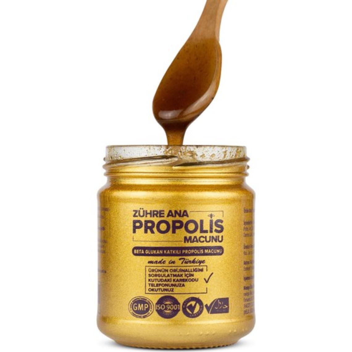 Zühre Ana Propolis Macunu - Beta Glukan ve Ginseng Katkılı (Orijinal Hologramlı Ürün)