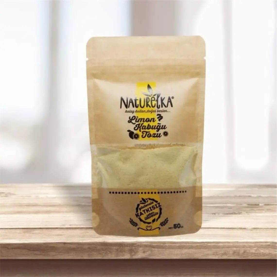 Naturelka Limon Kabuğu Tozu Glutensiz 50 gr